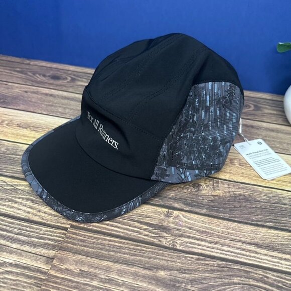 Lululemon Women's Multi Panel Run Hat NWT Size L/XL (Black) "For All Runners." - Picture 2 of 12